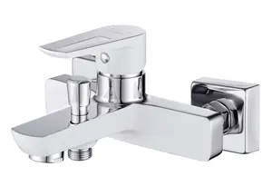 Cersanit Mille - Vanová baterie, bílá/chrom S951-008