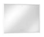 Hansgrohe Xarita E - Zrcadlo s LED osvětlením a vyhříváním, 100x70 cm, dotykový senzor, matná bílá 54986700