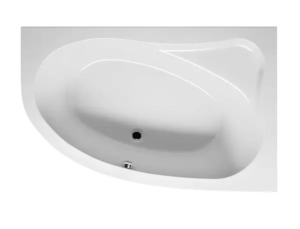 RIHO Aryl - Rohová vana, 154x101 cm, levá, bílá B022001005