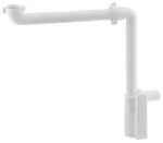 Bruckner Příslušenství - Umyvadlový sifon Murales šetřící místo, 1 1/4, odpad 32 mm, bílá 151.032.0