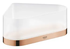 Grohe Selection - Miska do sprchy s držákem, rohová, Warm Sunset 41038DA0