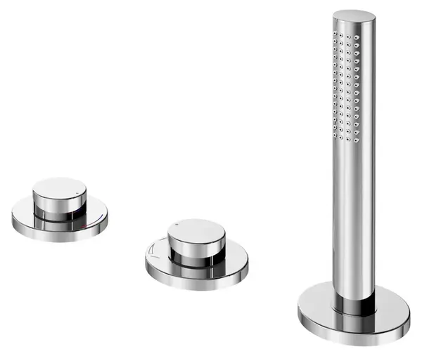 Keuco Edition 400 - Baterie na okraj vany, 3-otvorová instalace, chrom 51530010500