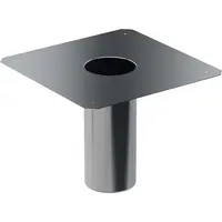 Geberit Příslušenství - Příruba pro podlahové vpusti s velikostí 130x130 mm 388.103.00.1