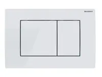 Geberit Delta30 - Ovládání splachování, alpská bílá 115.137.11.1