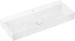 Hansgrohe Xevolos E - Umyvadlo 120x48 cm, bez přepadu, s otvorem pro baterii, SmartClean, bílá 61113450