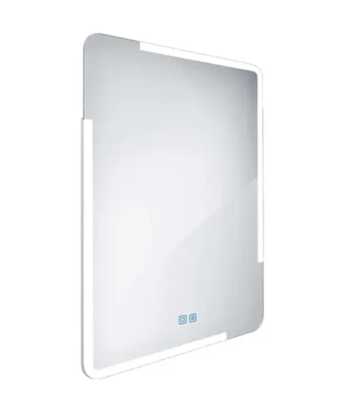 Nimco Zrcadla - Zrcadlo s LED osvětlením, 60x80 cm, dotykový senzor, hliník ZP 15002VX
