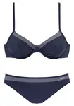 LASCANA Bikiny  námornícka modrá / biela