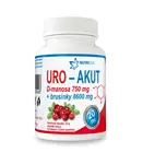 URO-AKUT Manosa 750mg+brusinky 8600mg tbl.20