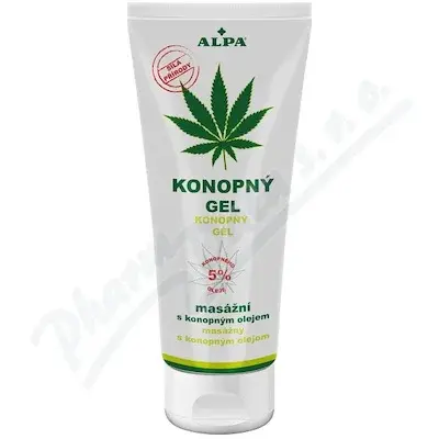 Alpa Konopný gel masážní 100ml