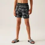 Chlapecké koupací kraťasy regatta skander iii šedá camo 152