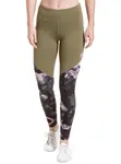 Meatfly dámské legíny Arabel Olive/Storm Camo Pink | Zelená | Velikost S