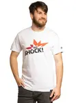 Meatfly tričko Big Shock White | Bílá | Velikost XXL | 100% bavlna