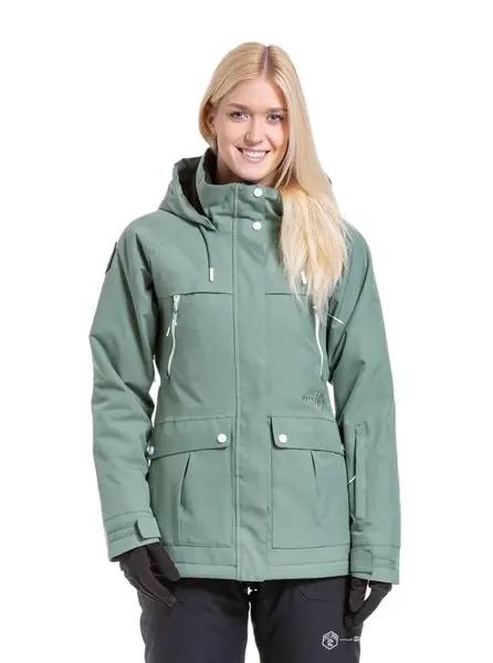 Meatfly dámská SNB & SKI bunda Terra Sea Spray | Modrá | Velikost S