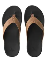 Rip curl pánské žabky Chiba Bloom Brown/Black | Černá | Velikost 46 EU