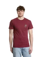 Meatfly pánské tričko Arrow Dark Wine | Červená | Velikost S | 100% bavlna