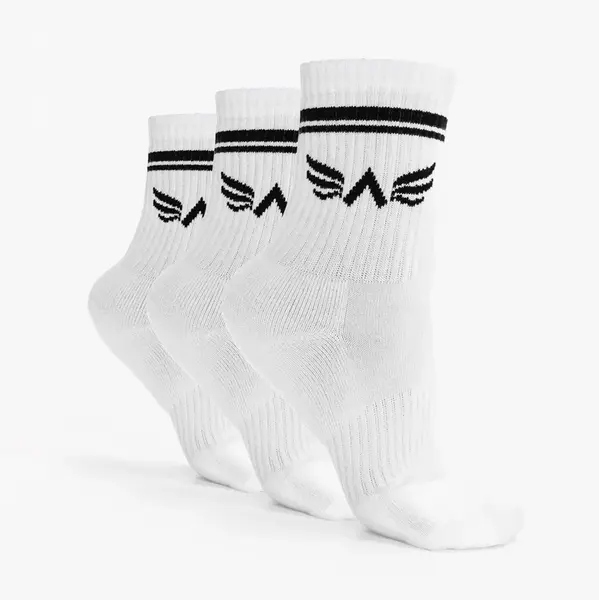 Ponožky exalted motion bílá/černá 42-46