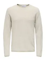 Only & Sons Sveter 'SERIC'  slonová kosť