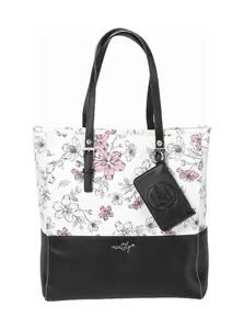 Meatfly kabelka Slima Blossom White | Bílá | Objem 12 L