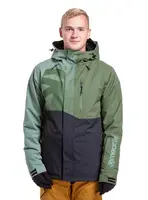 Meatfly pánská SNB & SKI bunda Shader Sea Spray/Black | Zelená | Velikost S
