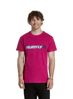 Meatfly pánské tričko Logex Dark Violet | Fialová | Velikost XS | 100% bavlna