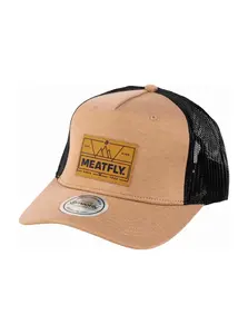 Meatfly kšiltovka Corey Trucker Beige Live | Černá | Velikost One Size