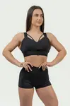 Nebbia Dámská vystužená sportovní podprsenka INTENSE Iconic 844, černá, M
