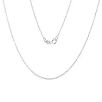 Retiazka rolo 25 z bieleho zlata v dĺžke 50 cm KLENOTA