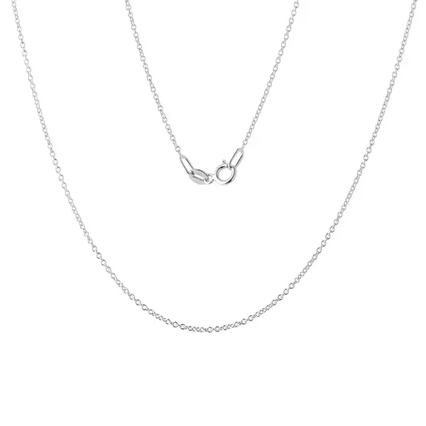 Retiazka rolo 25 z bieleho zlata v dĺžke 50 cm KLENOTA