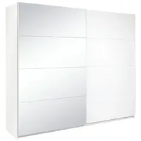 MID.YOU ŠATNÍ SKŘÍŇ S POSUVNÝMI DVEŘM, bílá, 250/210/62 cm