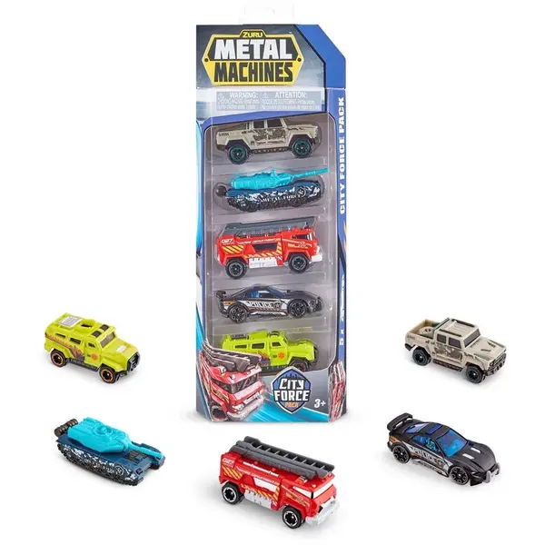 Metal Machines City force Sada áut 5 ks