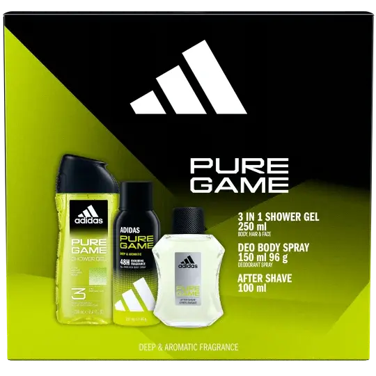 ADIDAS PURE GAME AFS 100ml+BS 150ml+SG 250ml