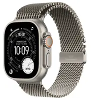APPLE Watch Ultra 3 GPS + Cellular 49mm přírodní titan - přírodní titanový milánský tah - L