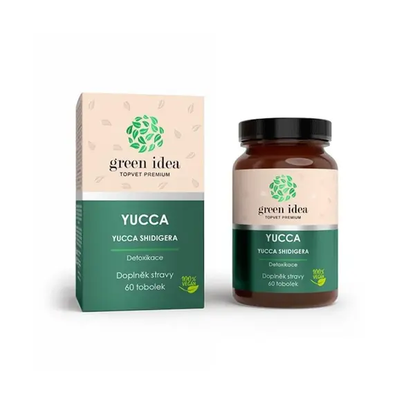 Yucca – bylinný extrakt – 60 kapsúl – Green idea