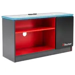 X Rocker KOMODA POD TELEVIZI, červená, černá, 101,3/55,1/36,3 cm