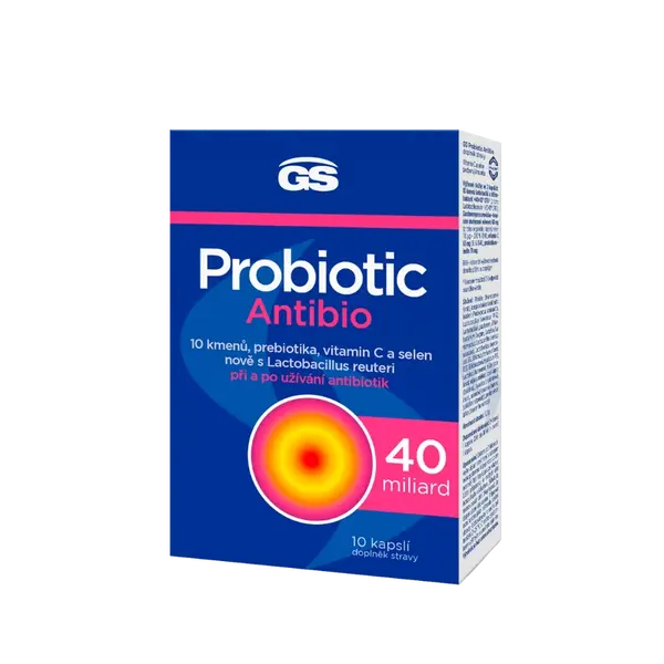 GS Probiotic Antibio, 10 kapslí