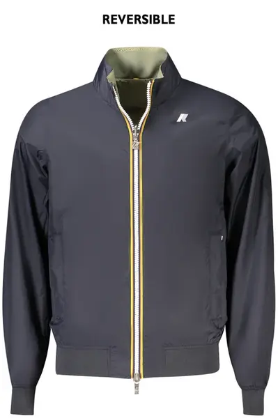 Obojstranná pánska bunda K-WAY modrá