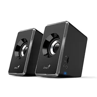 Genius reproduktory SP-U125 31730042403, 2.0, 3W, černo-šedý, regulace hlasitosti, 3,5 mm jack (USB), 150Hz-20kHz