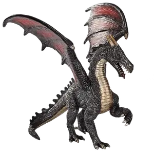 Drak ocelový figurka