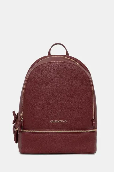 Ruksak Valentino Bags dámsky, bordová farba, veľký, jednofarebný, VBS7LX02
