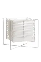 Čtvercový samozavlažovací květináč ZEN, nízký, více variant - Hobby Flower Barva: bílá