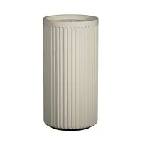 Květináč Turris, hedvábně bílá, více velkostí - Pottery Pots Velikost: M - ⌀ 36, v. 72 cm