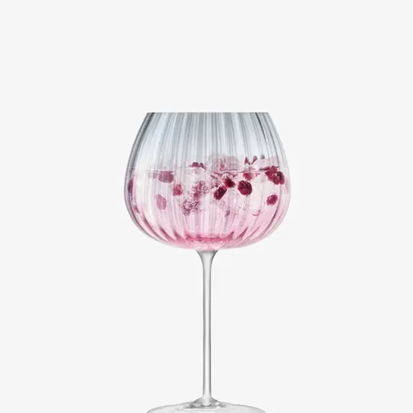 Sklenice na drink Dusk 650 ml, růžová/šedá, 2ks - LSA international