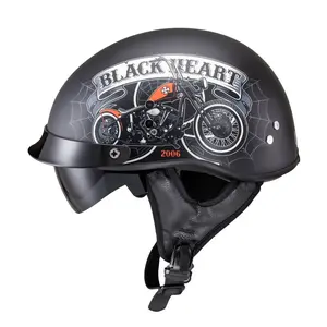 Moto přilba W-TEC Black Heart Rednut Motorcycle/Matt Black XXL (63-64)