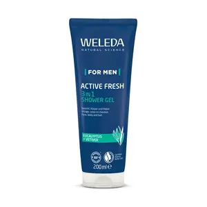 Weleda Pánský sprchový gel For Men Active Fresh (3 in 1 Shower Gel) 200 ml