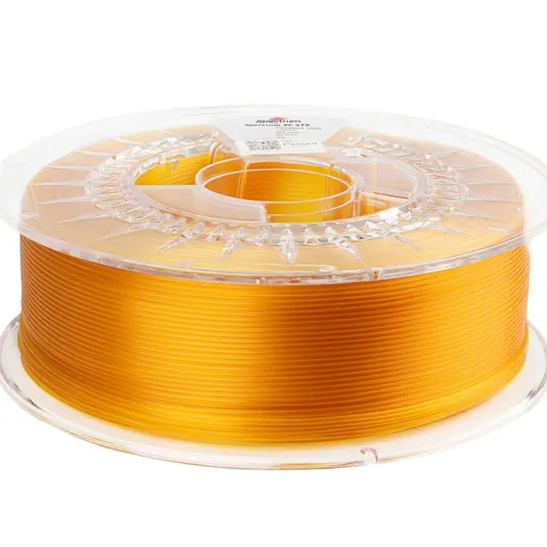 Spectrum 80938 3D filament, PC 275, 1,75mm, 1000g, Průsvitný žlutý (Transparent yellow)
