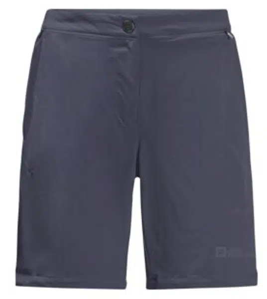 Jack Wolfskin Hilltop Trail 40, graphite Dámské kraťasy