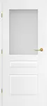 Bílé interiérové dveře Nemézie 4 (UV Lak) - Výška 210 cm