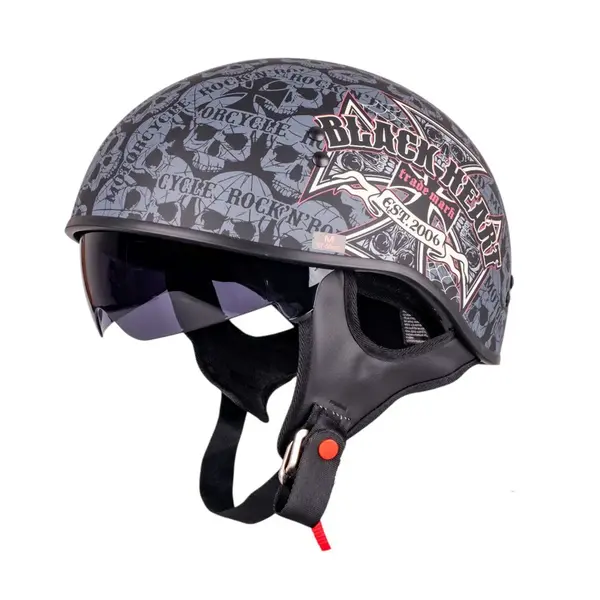 Moto přilba W-TEC Black Heart V535 Cross Skull S (55-56)