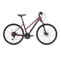 Dámské crossové kolo KELLYS PHEEBE 20 28" - model 2025 M (19", 165-180 cm) Rosy Red