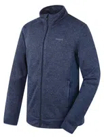 Husky Alan M XL, dark blue Pánský fleecový svetr na zip
